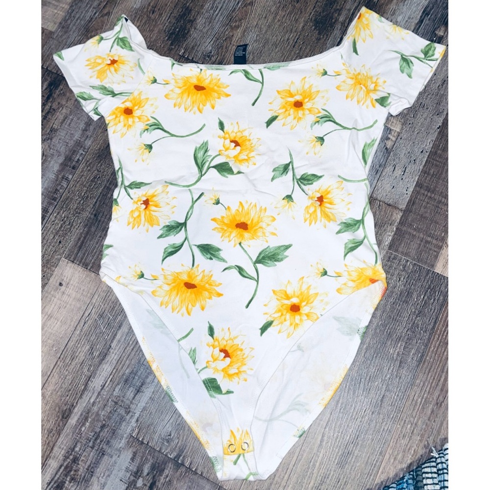 Floral Off-Shoulder Bodysuit